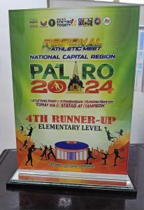 Schools Division of Malabon City places 4th Runner Up in NCR Palaro 2024